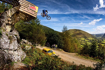 Alex Bond at Red Bull Hardline